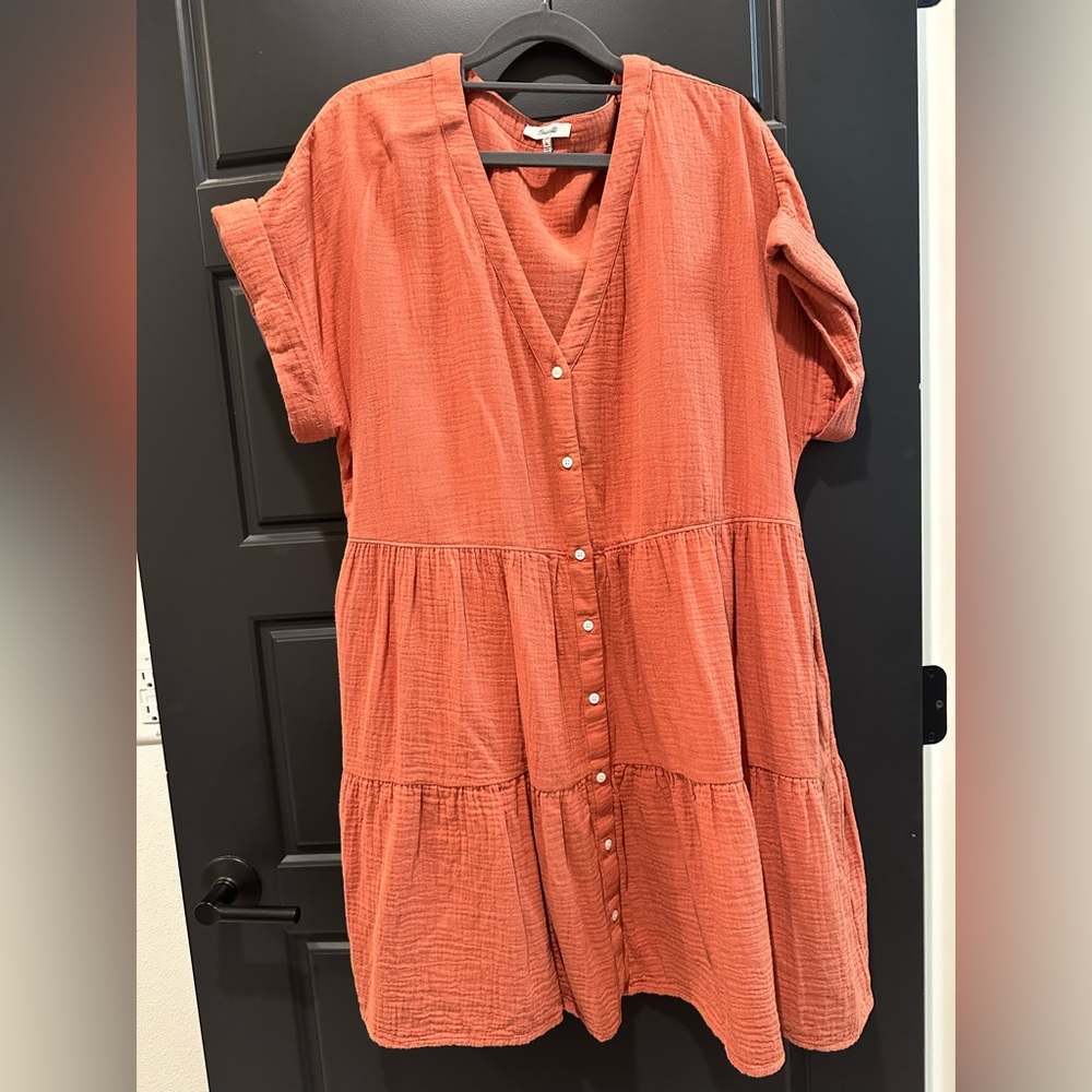 Madewell casual button up dress